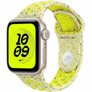 Apple 40mm Volt Splash Nike Sport Band - S/M - Adjustable - Small (S)/Medium (M) - Pin-and-tuck Attachment - Volt Splash -