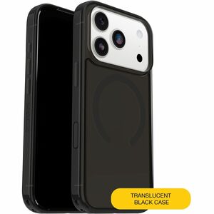 OtterBox Symmetry Series Clear Case for Apple iPhone 17 Pro Smartphone - Black Mist (Clear/Black) - Retail - Drop Resistan