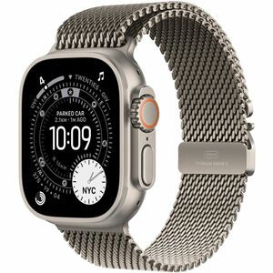 Apple Einstellbar Smartwatch-Band - Medium (M) - Loop Aufsatz - Natürlich - Titan