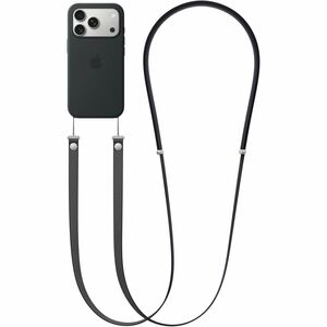 Apple Adjustable Crossbody Strap - Black - PET, Woven