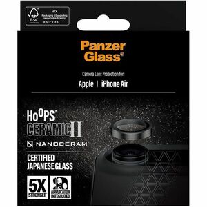 PanzerGlass Hoops Camera Lens Protector - Ceramic Glass, Aluminium