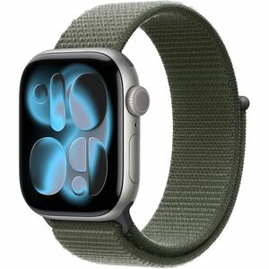 Apple Adjustable Smartwatch Band - One Size - Hook & Loop Attachment - Forest - Nylon, Polyester