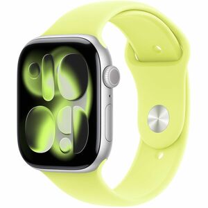 Apple Adjustable Smartwatch Band - Medium (M)/Large (L) - Pin-and-tuck Attachment - Neon Yellow - Fluoroelastomer
