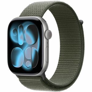 Apple Adjustable Smartwatch Band - One Size - Hook & Loop Attachment - Forest - Nylon, Polyester