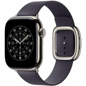 Apple Adjustable Smartwatch Band - Large (L) - Buckle Attachment - Midnight Purple - FineWoven, Vectran Weave, Polyester