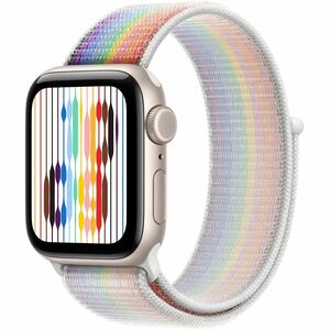 Apple Adjustable Smartwatch Band - One Size - Hook & Loop Attachment - Pride Edition - Nylon, Woven