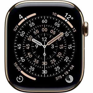 Apple Watch Series 11 Smart Watch - 42 mm Case Height - 36 mm Case Width - Gold Case Color - Light Blush Band Color - Tita