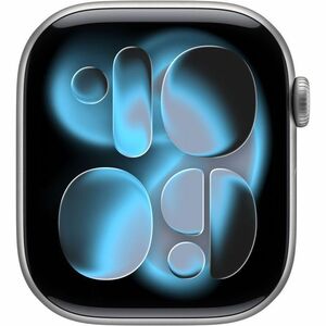 Apple Watch Series 11 Smart Watch - 46 mm Case Height - 39 mm Case Width - Space Gray Case Color - Black Band Color - Alum
