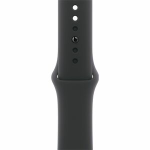 Apple Watch Series 11 Smart Watch - 42 mm Case Height - 36 mm Case Width - Jet Black Case Color - Black Band Color - Alumi