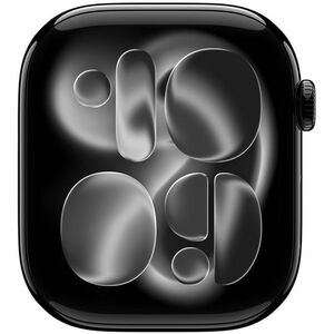 Apple Watch Series 11 Smart Watch - 46 mm Case Height - 39 mm Case Width - Jet Black Case Color - Black Band Color - Alumi