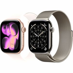 Apple Watch Series 11 Smart Watch - 46 mm Case Height - 39 mm Case Width - Natural Case Color - Natural Band Color - Titan