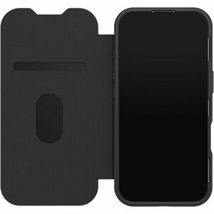 OtterBox React Carrying Case (Folio) Apple iPhone 17 Smartphone - Black Crystal (Clear/Black) - Drop Resistant, Scrape Res