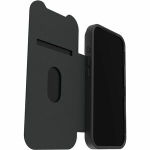 OtterBox React Carrying Case (Folio) Apple iPhone 17 Pro Smartphone - Black Crystal (Clear/Black) - Drop Resistant, Scrape