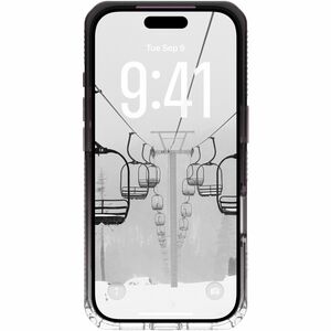 Urban Armor Gear Plyo Case for Apple iPhone 17 Pro Smartphone - Black, Clear Ombré - Drop Resistant, Impact Resistant, Scr