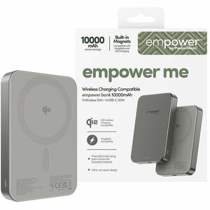 PanzerGlass empower Power Bank - Titanium - 10000 mAh - Titanium