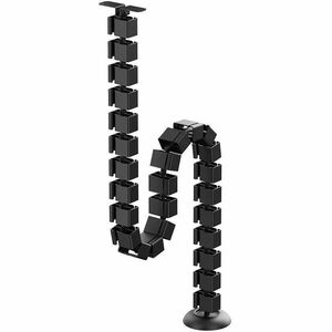 Neomounts Cable Organizer - Black - Cable Management Spine - Plastic