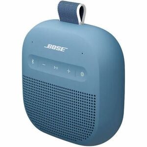 Bose SoundLink Micro Tragbar Bluetooth Lautsprechersystem - Google Assistant Unterstützt - Blau - Aufladbarer Akku