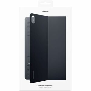 Housse/Clavier Samsung Book Cover - Porte-livres Style Samsung - Noir - Microfibre Matériau intérieur - 167,4 mm Hauteur x