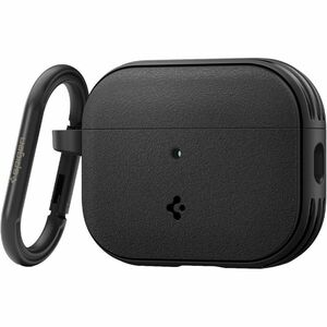 Spigen Vault Carrying Case Apple AirPods Pro 3 - Matte Black - Drop Resistant, Anti-slip - Polycarbonate, Thermoplastic Po