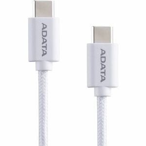 Adata CACC-200PN-WH 2m USB-C Cable de transferencia de datos - Cable for Portátil, iPhone, Smartphone, Tableta, consola de