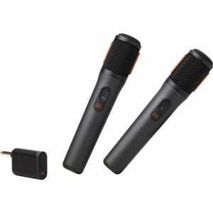 JBL PartyBox Wireless Dynamic Microphone for Singing, Indoor, Outdoor, Speaker, Voice, Vocals - Black - RF - 50 Hz to 15 k