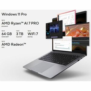 Asus ExpertBook P3 PM3406 PM3406CKA-NZ0366X 35.6 cm (14") Copilot+ PC Notebook - WQXGA - AMD Ryzen AI 7 350 - 16 GB - 1 TB