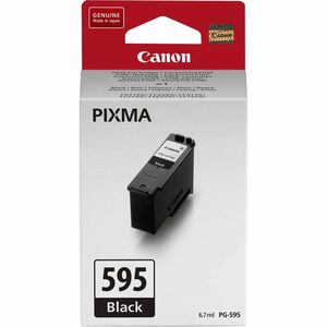 Canon PG-595 Original Standard Yield Inkjet Ink Cartridge - Black - 1 Pack - 6.7 mL - 180 pages