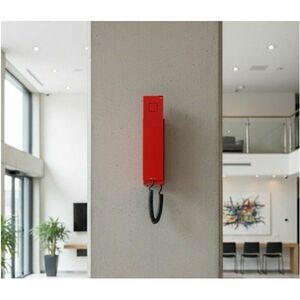 Snom E303A Standard-Telefon - Wandmontierbar - Rot - Freisprecheinrichtung - Hörhilfen-kompatibel