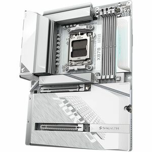 Aorus STEALTH X870 A STEALTH ICE Gaming Desktop Motherboard - AMD X870 Chipset - Socket AM5 - ATX - Ryzen 5, Ryzen 7 Proce