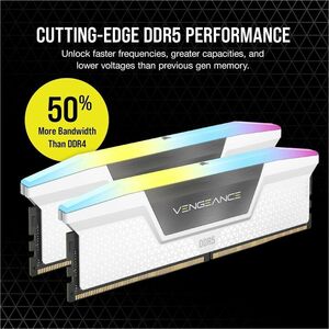 Módulo RAM Corsair Vengeance RGB para Placa Base, Computadora de escritorio, Computador - 32GB (2 x 16GB) - RGB - DDR5-600