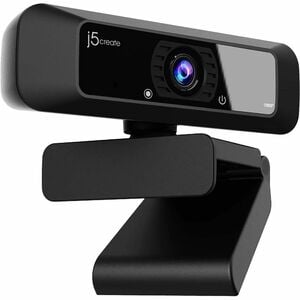 j5create JVCU100 Webcam - 2 Megapixel - 30 fps - Black - USB 2.0 Type A - 1 Each - Full HD - 1920 x 1080 Video - 82° Angle