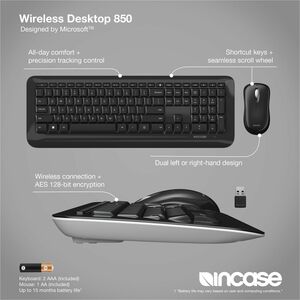 Wireless Desktop 850 Black