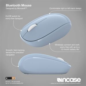 Bluetooth Mouse Pastel Blue