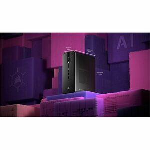 Corsair CS-9080001-NA Workstation - AMD Ryzen AI Max 385 - 64 GB - 1 TB SSD - Small Form Factor - Black - AMD Chip - Windo