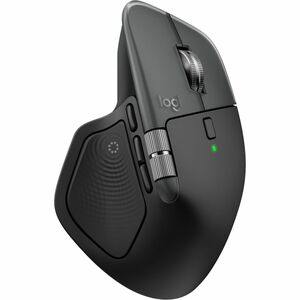 Logitech MX Master 4 for Mac Mouse - Bluetooth - USB Type C, USB Type A - Darkfield - 8 Button(s) - Space Black - Wireless