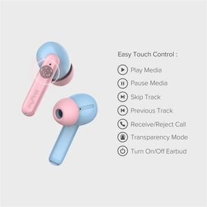 myFirst CareBuds Earset - Stereo - True Wireless - 49.2 ft (15 m) - Earbud - Binaural - In-ear - Noise Cancelling Micropho