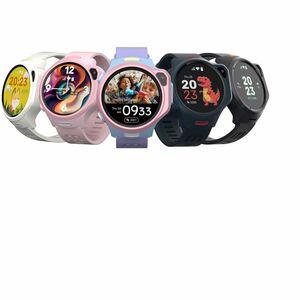 myFirst Fone R2 Smart Watch - Round - Children - G-sensor, Heart Rate Monitor, Temperature Sensor - Camera, Video Call, Vi