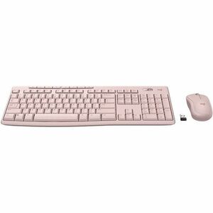 Logitech MK270 Wireless Keyboard and Mouse Combo - USB Wireless RF 2.40 GHz Keyboard - English - Rose - USB Wireless RF Mo