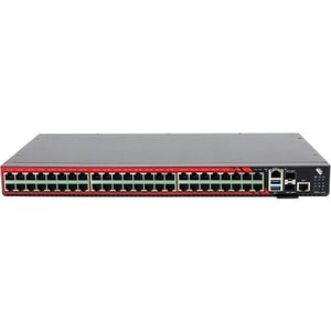 MODEL OM2248. 48 SERIAL SELECTABLE PINOUT. 2X 10G SFP+ 1