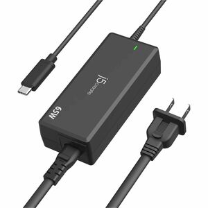 j5create JUP1265-EN 65 W Adaptador de energia - 1 Pack - Adaptador universal - para Notebook, PC Tablet, Smartphone, MacBo