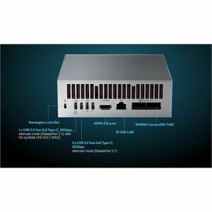 Asus Ascent GX10-GG0032BN Desktop AI Computer - ARM Cortex X925 - 128 GB - 4 TB PCI Express NVMe 5.0 x4 SSD - Mini PC - St