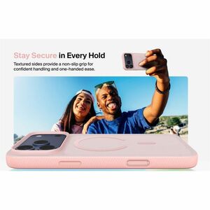 Belkin SheerForce Hülle für Apple iPhone 17 Pro Max Smartphone - Rosa - Softtouch - Sturzsicher, Stoßfest, Kratzfest, Ruts