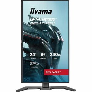 iiyama G-MASTER Red Eagle GB2471HSU-B1 24" Class Full HD Gaming LCD Monitor - 16:9 - Matte Black - 60.5 cm (23.8") Viewabl