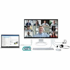 EIZO FlexScan EV2740S-WT 27" Class 4K UHD LED Monitor - 16:9 - White - 68.6 cm (27") Viewable - In-plane Switching (IPS) T