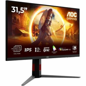 AOC AGON U32G4U 32" Aula 4K UHD Monitor LED para jogos - 16:9 - preto texturizado, Vermelho - 80 cm (31,5") Viewable - Fas
