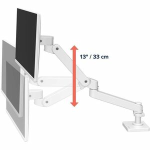 Ergotron Tischhalterung für Monitor, LCD-Display - Weiß - Höhenverstellbar - 1 Unterstützte(r) Display(s)Bildschirmgröße: 
