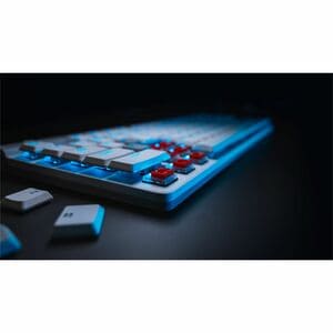 Logitech G G515 RAPID TKL 游戏键盘 - 无数字小键盘 - 电缆 连接 - A 型 USB 接口 - RGB LED - 英文（美国） - QWERTY 布局 - 白 - 磁力 按键开关 - Windows 10, Wi