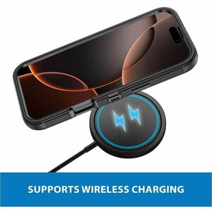 Strike Rugged Case for Apple iPhone 16 Pro Max Smartphone - Rubberised - Black - 1 - Dust Resistant, Debris Resistant, Sho