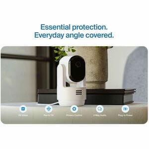 Arlo Essential 3 Megapixel Indoor Network Camera - Colour - 1 - White - Infrared/Color Night Vision - 2304 x 1296 - Wi-Fi 