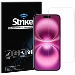 Strike Tempered Glass Screen Protector for Apple iPhone 16 Plus